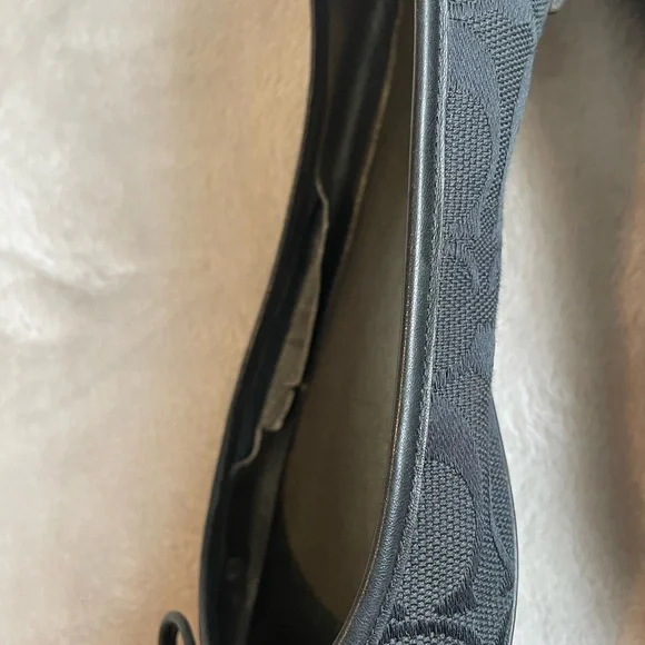 COACH black monogram flats - Picture 4 of 5